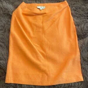 COPY - St. John Tangerine Above Knee skirt